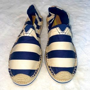 Joy & Mario Slip On Blue And White